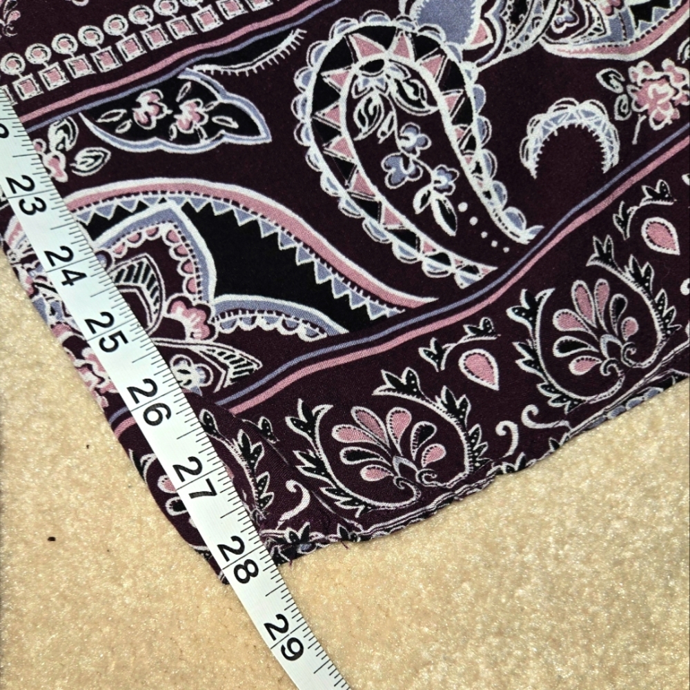 Charlotte Russe Women's XL Purple Patterned Jumpsuit - Picture 10 of 12